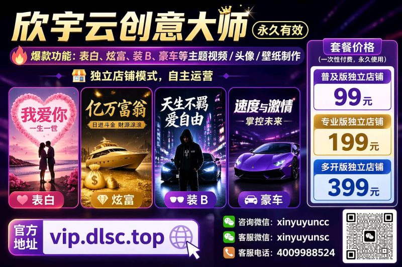 欣宇云创意大师:一次付费,永久解锁爆款内容创作!-欣宇云博客